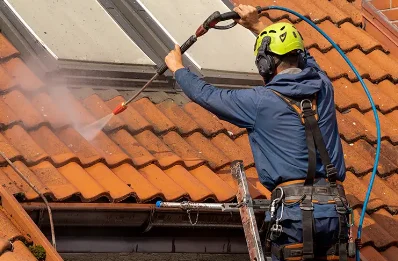 Démoussage et hydrofuge de toiture à Gajac