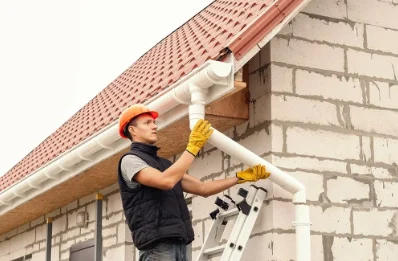 Pose et remplacement de gouttières à Gajac